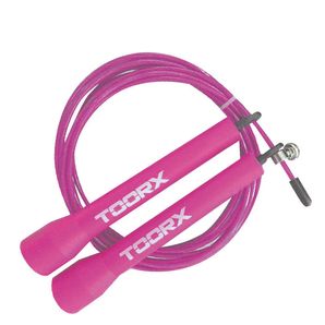 TOORX Švihadlo s ocelovým lankem fuchsiové