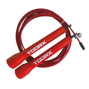 TOORX Švihadlo s ocelovým lankem červené